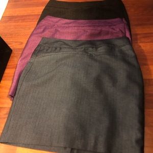 Lots of 3 size 12 The Limited skirts EUC